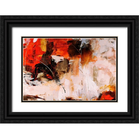 Castaway Crutch Black Ornate Wood Framed Art Print with Double Matting by Maas, Jodi