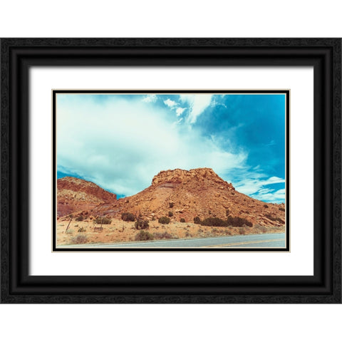 Quintero New Mexico I Black Ornate Wood Framed Art Print with Double Matting by Quintero, Sonja