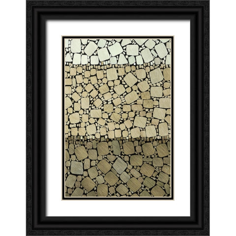 Bedrock I Black Ornate Wood Framed Art Print with Double Matting by Saunders, Alonzo