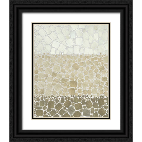 Bedrock III Black Ornate Wood Framed Art Print with Double Matting by Saunders, Alonzo