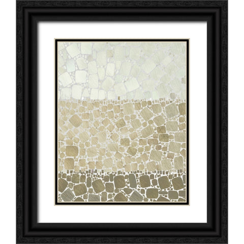 Bedrock IV Black Ornate Wood Framed Art Print with Double Matting by Saunders, Alonzo
