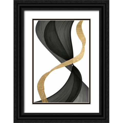 Inner Flow  I Black Ornate Wood Framed Art Print with Double Matting by Saunders, Alonzo
