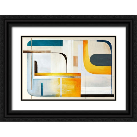 Turnabout Black Ornate Wood Framed Art Print with Double Matting by Edmunds, Sydney