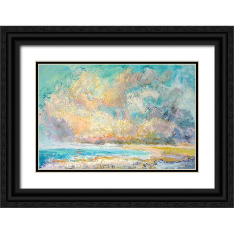 Ever Deeply II Black Ornate Wood Framed Art Print with Double Matting by Fagan, Dorothy