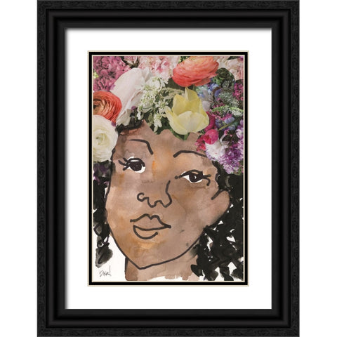 Sisters  II Black Ornate Wood Framed Art Print with Double Matting by Dixon, Samuel