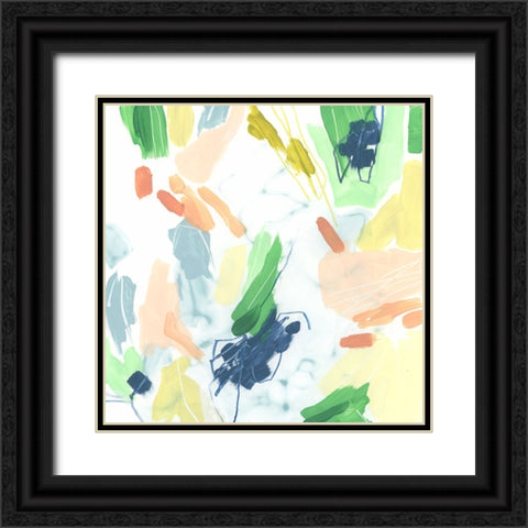 Tropical Terrazzo I Black Ornate Wood Framed Art Print with Double Matting by Vess, June Erica