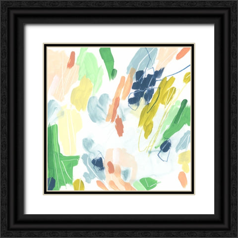 Tropical Terrazzo III Black Ornate Wood Framed Art Print with Double Matting by Vess, June Erica