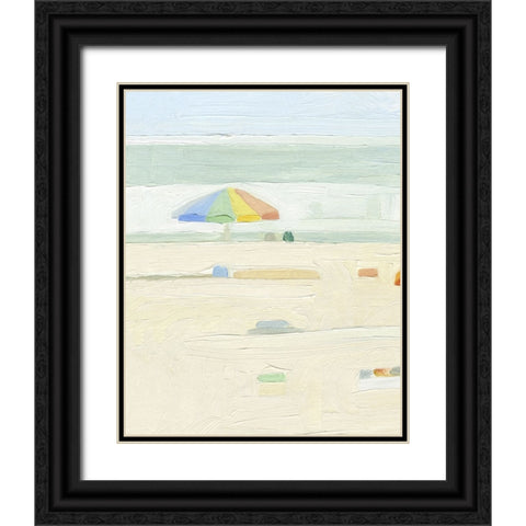Abstract Umbrella I Black Ornate Wood Framed Art Print with Double Matting by Caroline, Emma