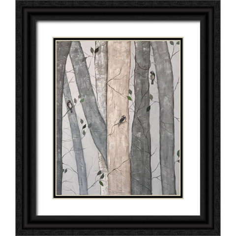Into the Woods I Black Ornate Wood Framed Art Print with Double Matting by Reynolds, Jade