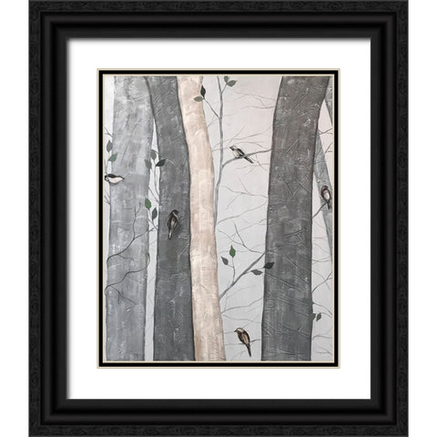Into the Woods II Black Ornate Wood Framed Art Print with Double Matting by Reynolds, Jade