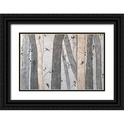Into the Woods III Black Ornate Wood Framed Art Print with Double Matting by Reynolds, Jade