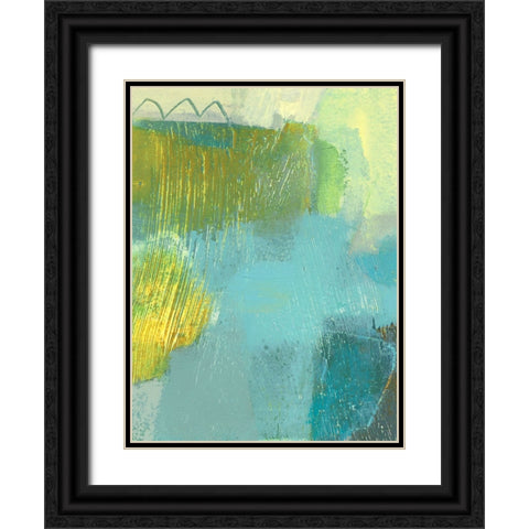 Cor IV Black Ornate Wood Framed Art Print with Double Matting by Jachimiec, Sue