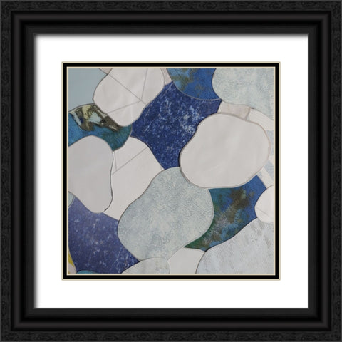 Koi Fish Pond II Black Ornate Wood Framed Art Print with Double Matting by Good, Coco