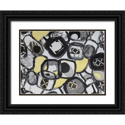 Licorice and Lemon Drops I Black Ornate Wood Framed Art Print with Double Matting by Good, Coco