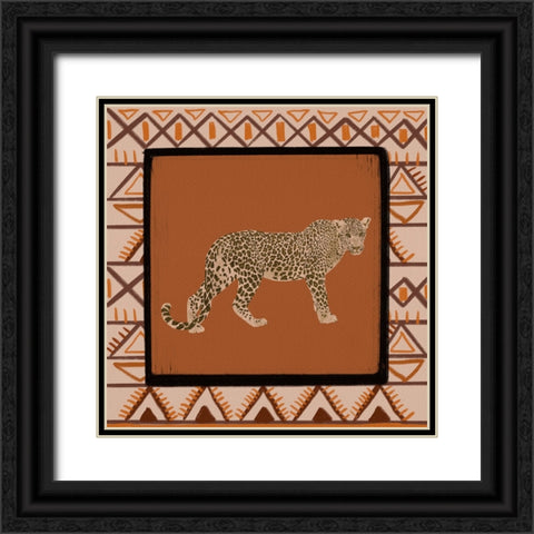 Safari Animal II Black Ornate Wood Framed Art Print with Double Matting by Moore, Regina