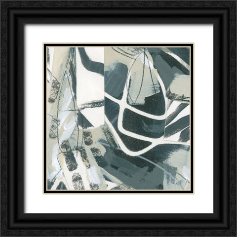 Chance Momentum III Black Ornate Wood Framed Art Print with Double Matting by Vess, June Erica