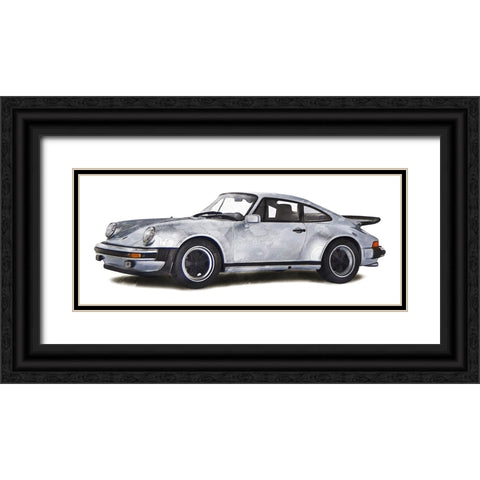 Classic Car I Black Ornate Wood Framed Art Print with Double Matting by Saunders, Alonzo