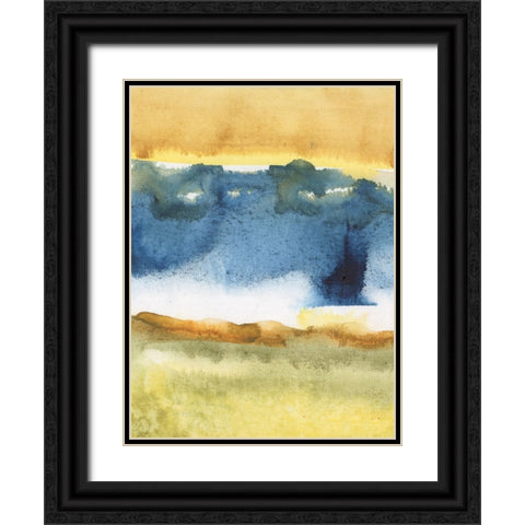 Arriving Ashore IV Black Ornate Wood Framed Art Print with Double Matting by Combs, Joyce