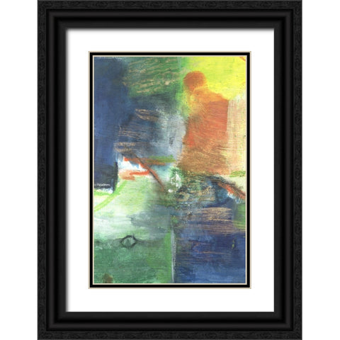 Ports of Call I Black Ornate Wood Framed Art Print with Double Matting by Combs, Joyce