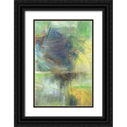 Ports of Call II Black Ornate Wood Framed Art Print with Double Matting by Combs, Joyce