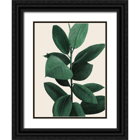 Jeweled Ficus II Black Ornate Wood Framed Art Print with Double Matting by Popp, Grace
