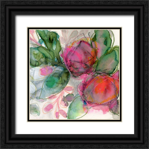Plenty Black Ornate Wood Framed Art Print with Double Matting by Quin, Marabeth