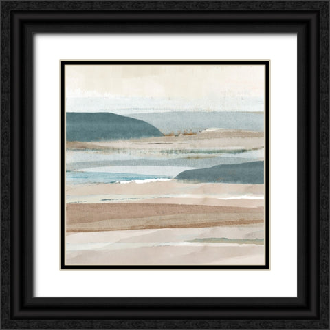 Brough Sands I Black Ornate Wood Framed Art Print with Double Matting by Kouta, Flora