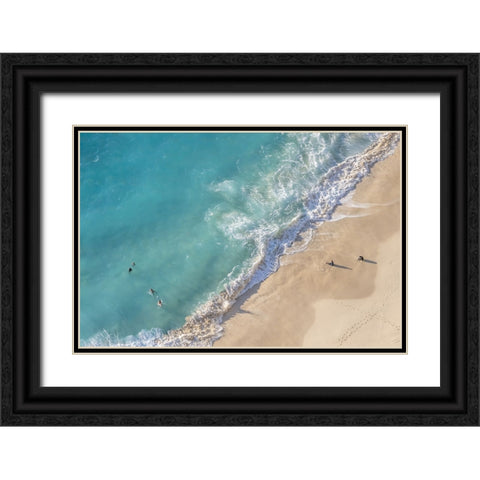 Nusa Penida Beach II Black Ornate Wood Framed Art Print with Double Matting by Silver, Richard