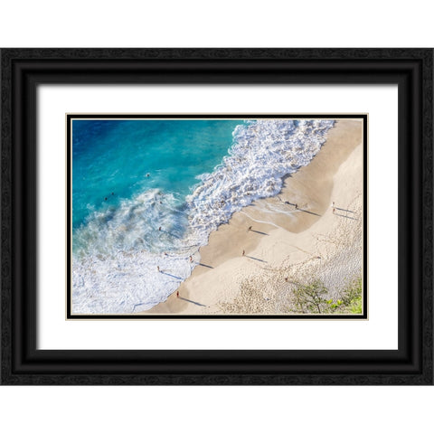 Nusa Penida Beach III Black Ornate Wood Framed Art Print with Double Matting by Silver, Richard