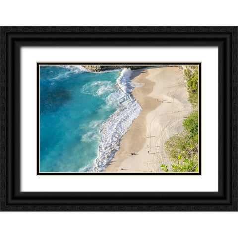 Nusa Penida Beach IV Black Ornate Wood Framed Art Print with Double Matting by Silver, Richard