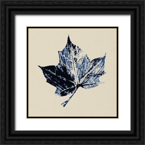 Skeleton Leaf II Black Ornate Wood Framed Art Print with Double Matting by Smith, Karen