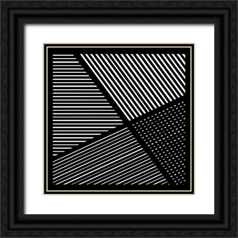 Controlled Chaos II Black Ornate Wood Framed Art Print with Double Matting by Schlotzhauer, Jim