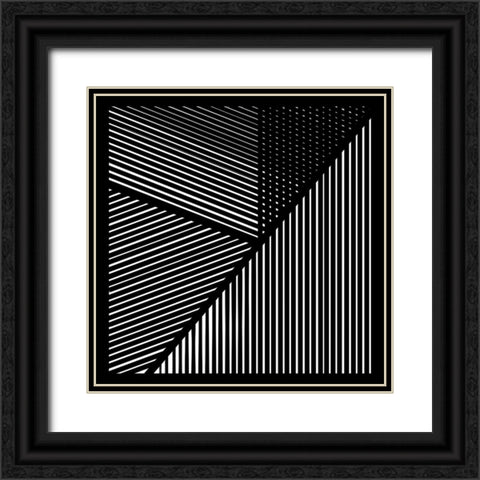 Controlled Chaos IV Black Ornate Wood Framed Art Print with Double Matting by Schlotzhauer, Jim