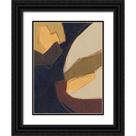 Elude II Black Ornate Wood Framed Art Print with Double Matting by Moore, Regina