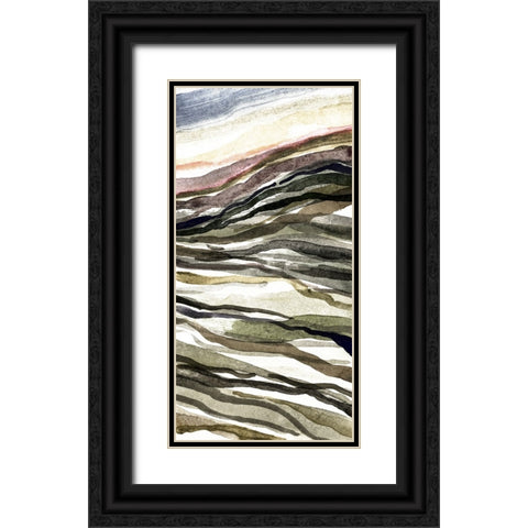 Waterscapes I Black Ornate Wood Framed Art Print with Double Matting by Galapon, Nikki