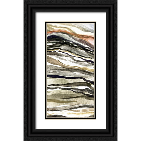 Waterscapes V Black Ornate Wood Framed Art Print with Double Matting by Galapon, Nikki