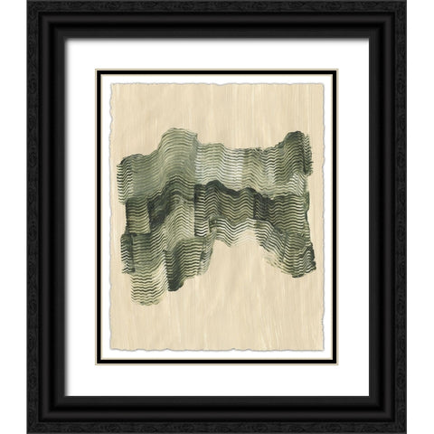Chlorophyll I Black Ornate Wood Framed Art Print with Double Matting by Lam, Vanna