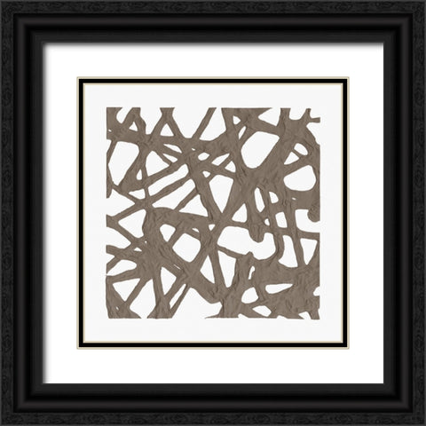 Casting the Net III Black Ornate Wood Framed Art Print with Double Matting by Saunders, Alonzo