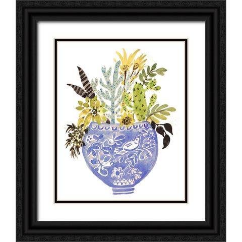 Sweet Arrangement IV Black Ornate Wood Framed Art Print with Double Matting by Fields, Karen