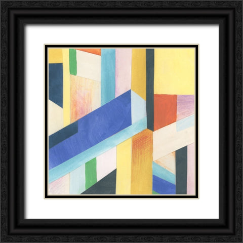 Prism Slice I Black Ornate Wood Framed Art Print with Double Matting by Vess, June Erica