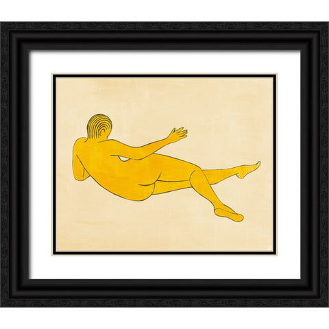 Sunshine Lounge I Black Ornate Wood Framed Art Print with Double Matting by Popp, Grace