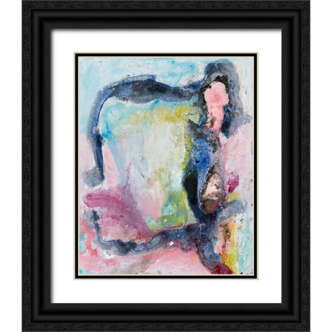 Prism Mirror I Black Ornate Wood Framed Art Print with Double Matting by Willett, Michael