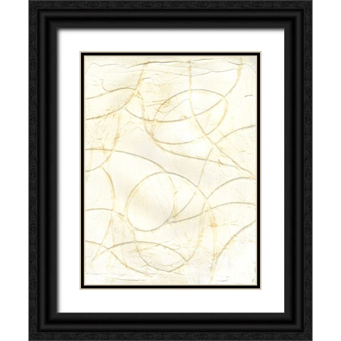 Curved Conduits II Black Ornate Wood Framed Art Print with Double Matting by Willett, Michael