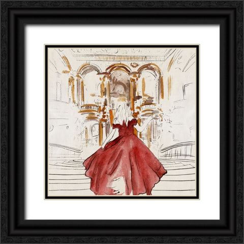 Feeling Grand II Black Ornate Wood Framed Art Print with Double Matting by Wang, Melissa