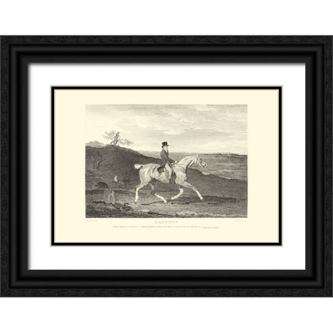 Custom Hackney Black Ornate Wood Framed Art Print with Double Matting by Scott, John