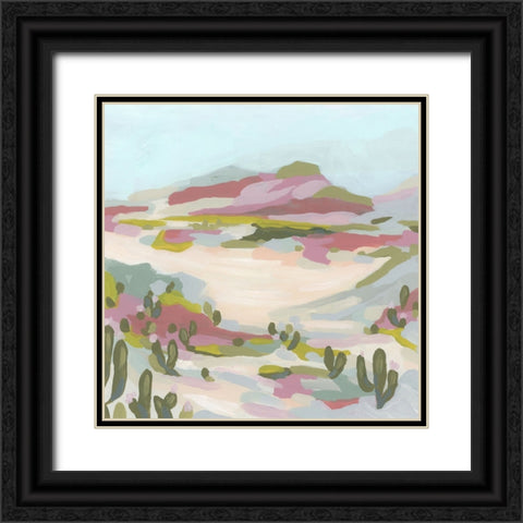 Vista Nopal II Black Ornate Wood Framed Art Print with Double Matting by Vess, June Erica