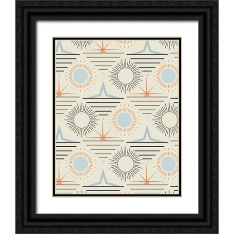 Sunrise Passage I Black Ornate Wood Framed Art Print with Double Matting by Wang, Melissa