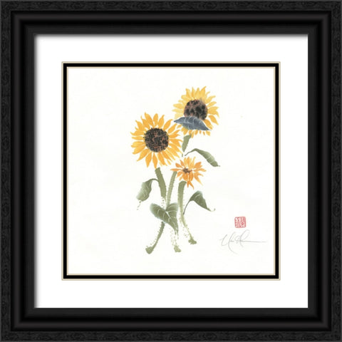 Simply Seeds I Black Ornate Wood Framed Art Print with Double Matting by Rae, Nan
