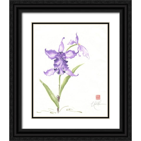 Kingly Stance II Black Ornate Wood Framed Art Print with Double Matting by Rae, Nan