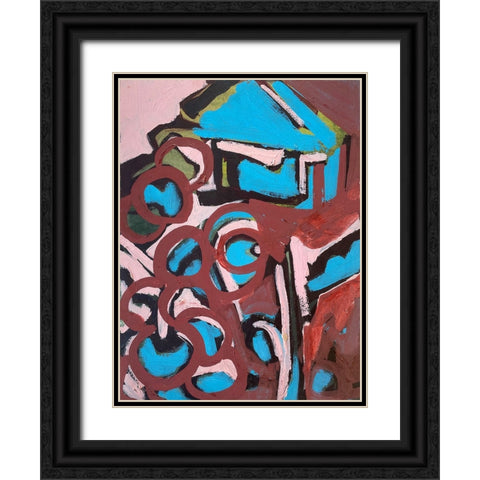 Hide Away II Black Ornate Wood Framed Art Print with Double Matting by Ferrell, Erin McGee